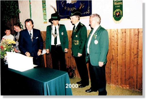 Schützenkönig 2000 - Tobias Krebs