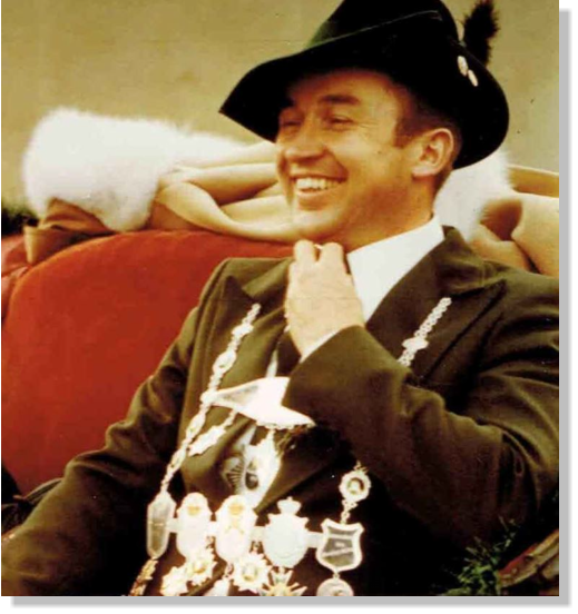 Schützenkönig 1976 - Hans Gehret